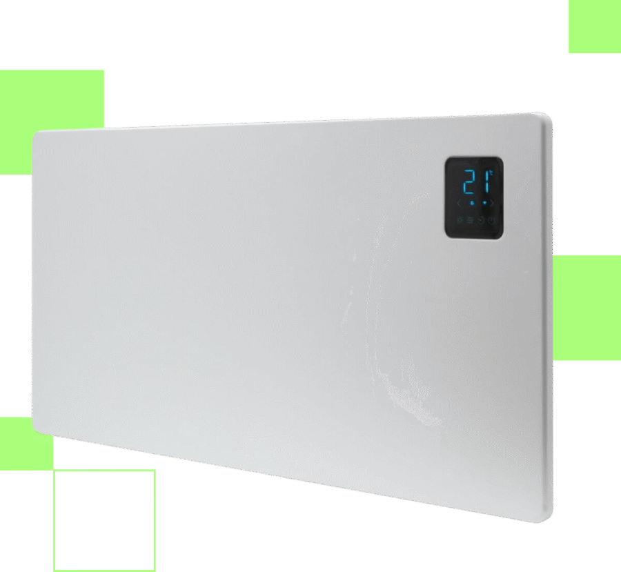 Intelligent panel heater by Utopi enabling remote heating control, energy savings and occupancy-based automation in PBSA and multifamily residential buildings