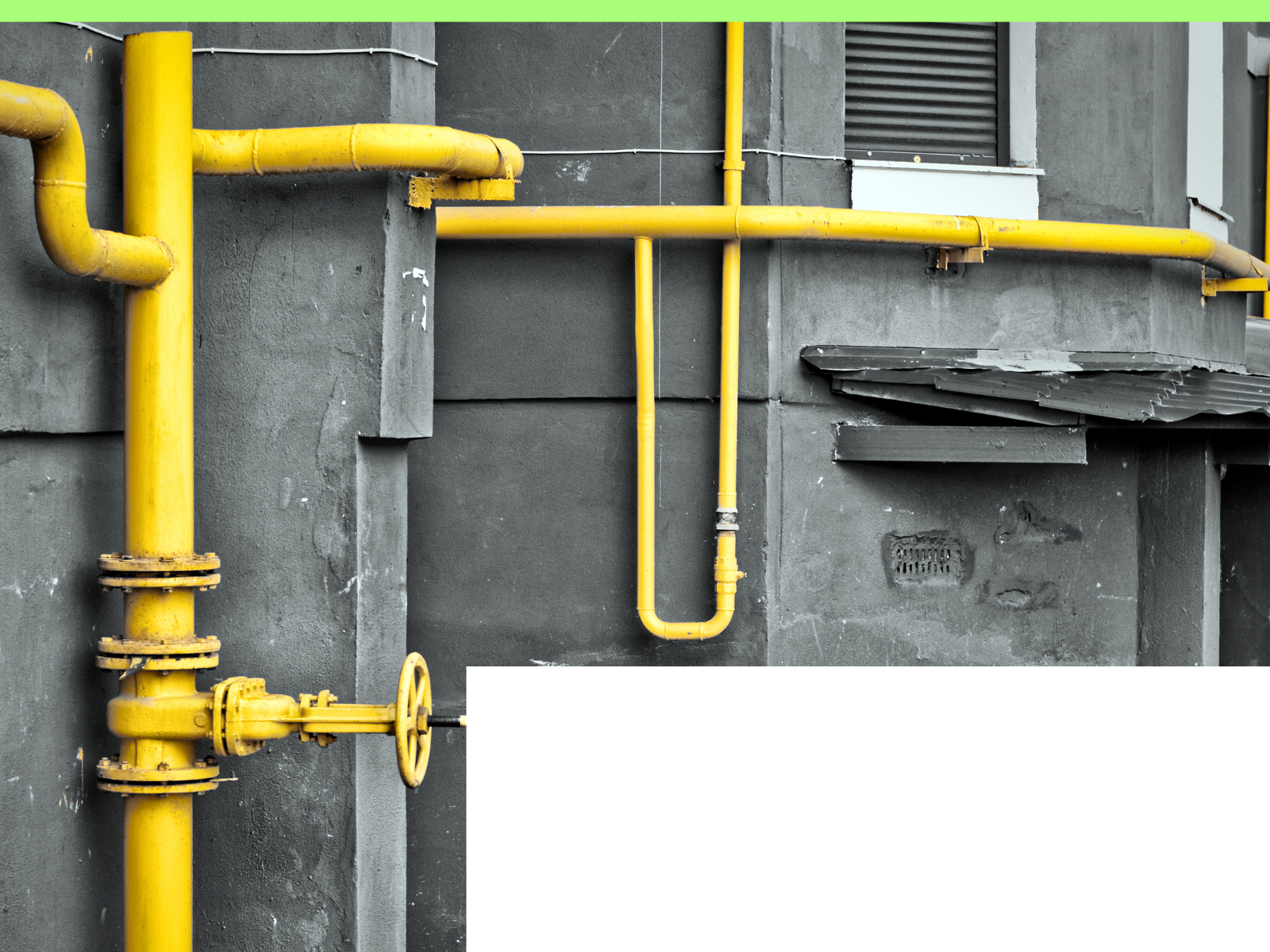 Building infrastructure pipework in a managed residential property, representing Utopi's continuous water temperature monitoring and HSE ACOP L8-compliant Legionella risk management