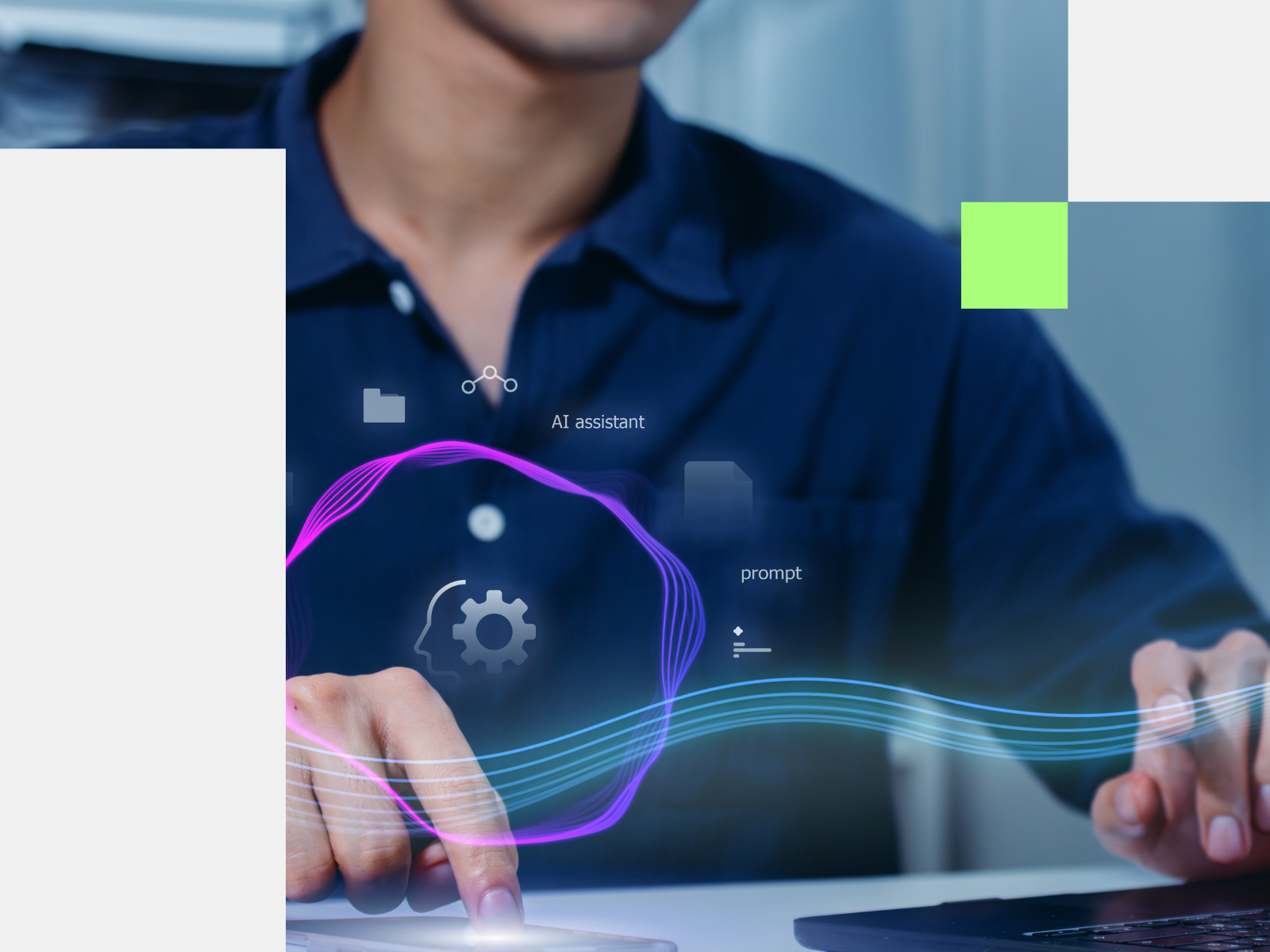 Abstract circular data visualisation representing Utopi's proprietary algorithms and AI platform, trained on over 50 billion first-party building data points
