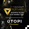 Utopi Shortlisted for Scotland Business of Year Awards 2026